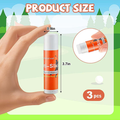 3Pcs/6Pcs Golf anti Slice Stick anti Hook Compound for Clubs Golf Driver Wax Sticks Reduce Slice & Hook Portable Practice Tool Golf Swing Training Accessory for Beginners & Casual Golfers