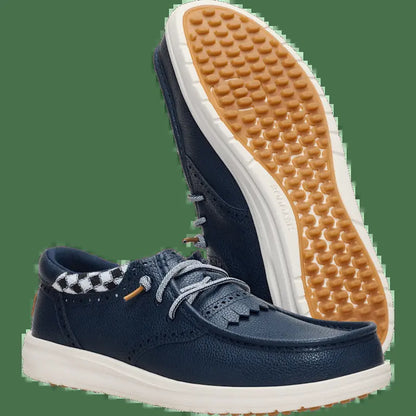 HEYDUDE Wally Golf Classic - Comfortable Slip on Golf Shoes