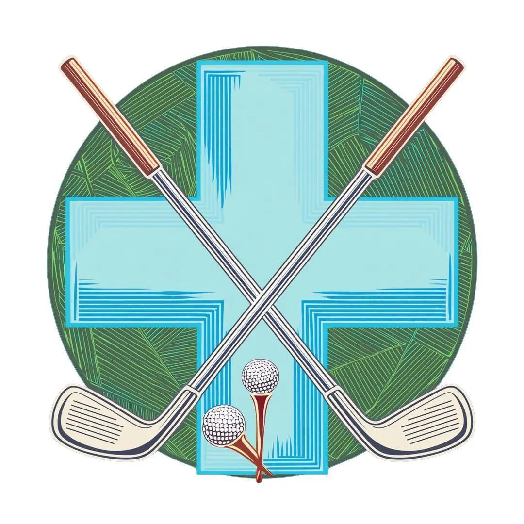 Golf God Cross Summer Collection Tee White Breathable Stylish Tshirt Letters Cartoon