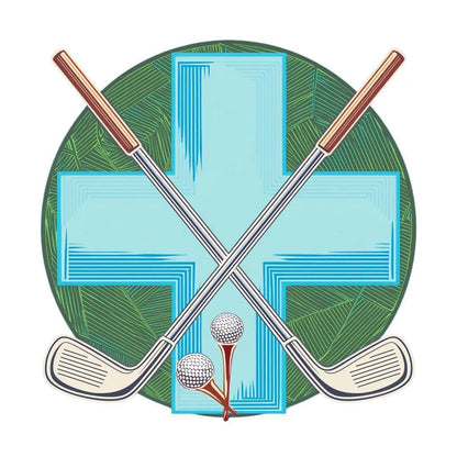 Golf God Cross Summer Collection Tee White Breathable Stylish Tshirt Letters Cartoon