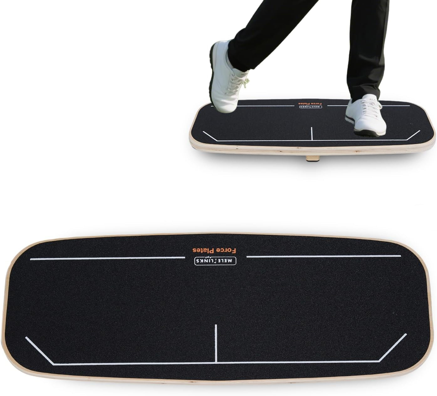 Golf Pressure Plate, Golf Weight Shift Board, Teaching Tool for Club Practice & Drills, Golf Swing Trainer, Improve Balance & Accuracy, Golf Training Aid for Increased Power & Swing Rhythm