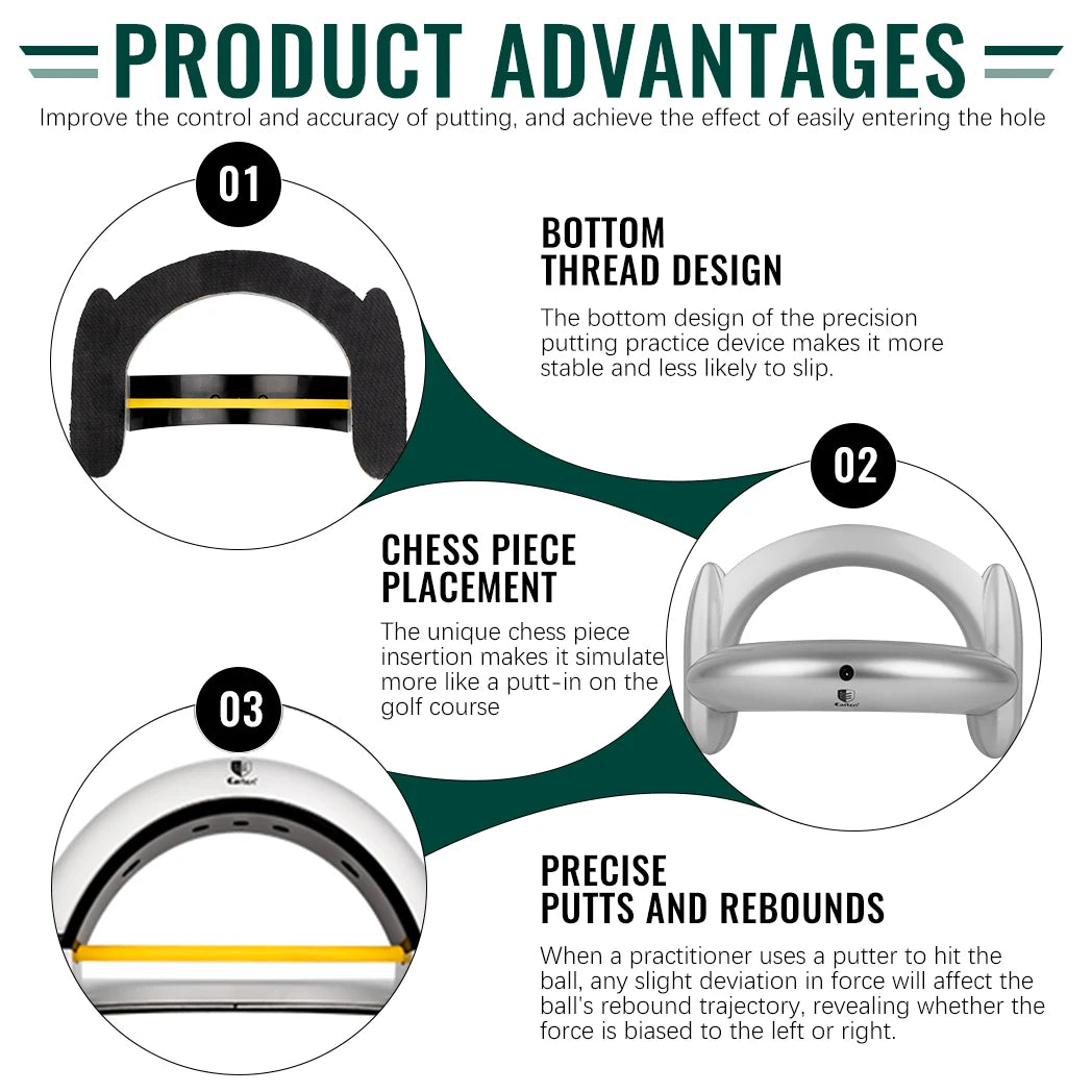 Golf Automatic Putting Machine, Auto Return Golf Cup, Indoor/Outdoor Putting Practice Aid, Golf Training for Office Use