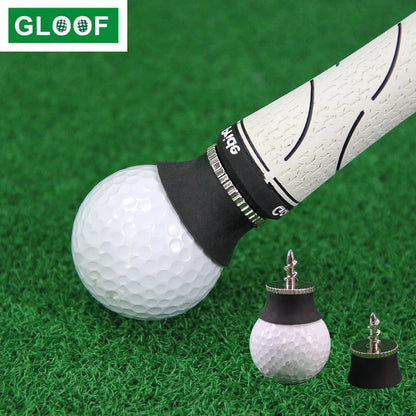 1Pcs Golf Ball Pick-Up Suction Cup, Putter Ball Pick up Golf Ball Retriever for Putter Grips Sticks on Putter Put on Putter Grip