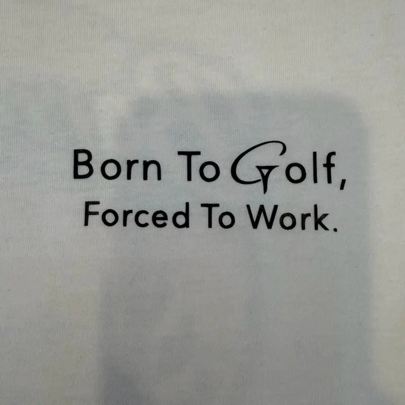BTGFTW Twilight 9 Tee - Limited Drop Golf Tee with "Born to Golf, Forced to Work" Design