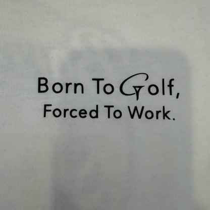 BTGFTW Twilight 9 Tee - Limited Drop Golf Tee with "Born to Golf, Forced to Work" Design
