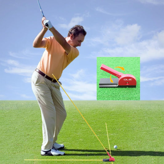 Golf Swing Plane Trainer with Alignment Sticks and Angle Dial | Portable Trainer Includes 3 Alignment Sticks and an Angle Dial for Swing Plane Correction.