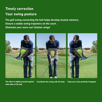 Golf Training Aids, Connector Golf Training Aids, Help Train the Correct Swing Action and Arm Structure. the Golf Swing Trainer Is Suitable for All Levels of Golfers