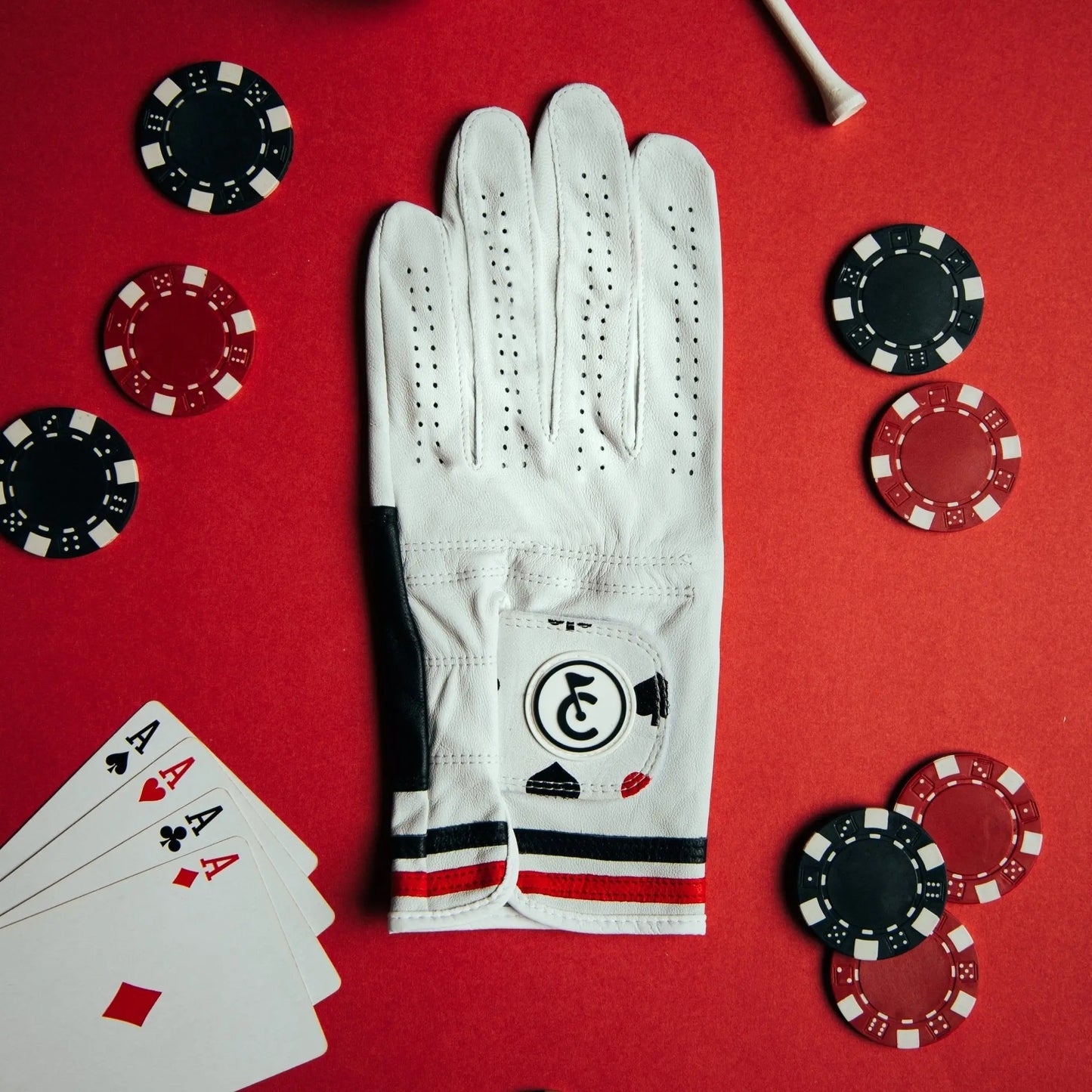 "Texas Hole'Em" Golf Glove | Premium Cabretta Leather | Men'S & Women'S Golf Accessory | Breathable, Durable, Comfortable