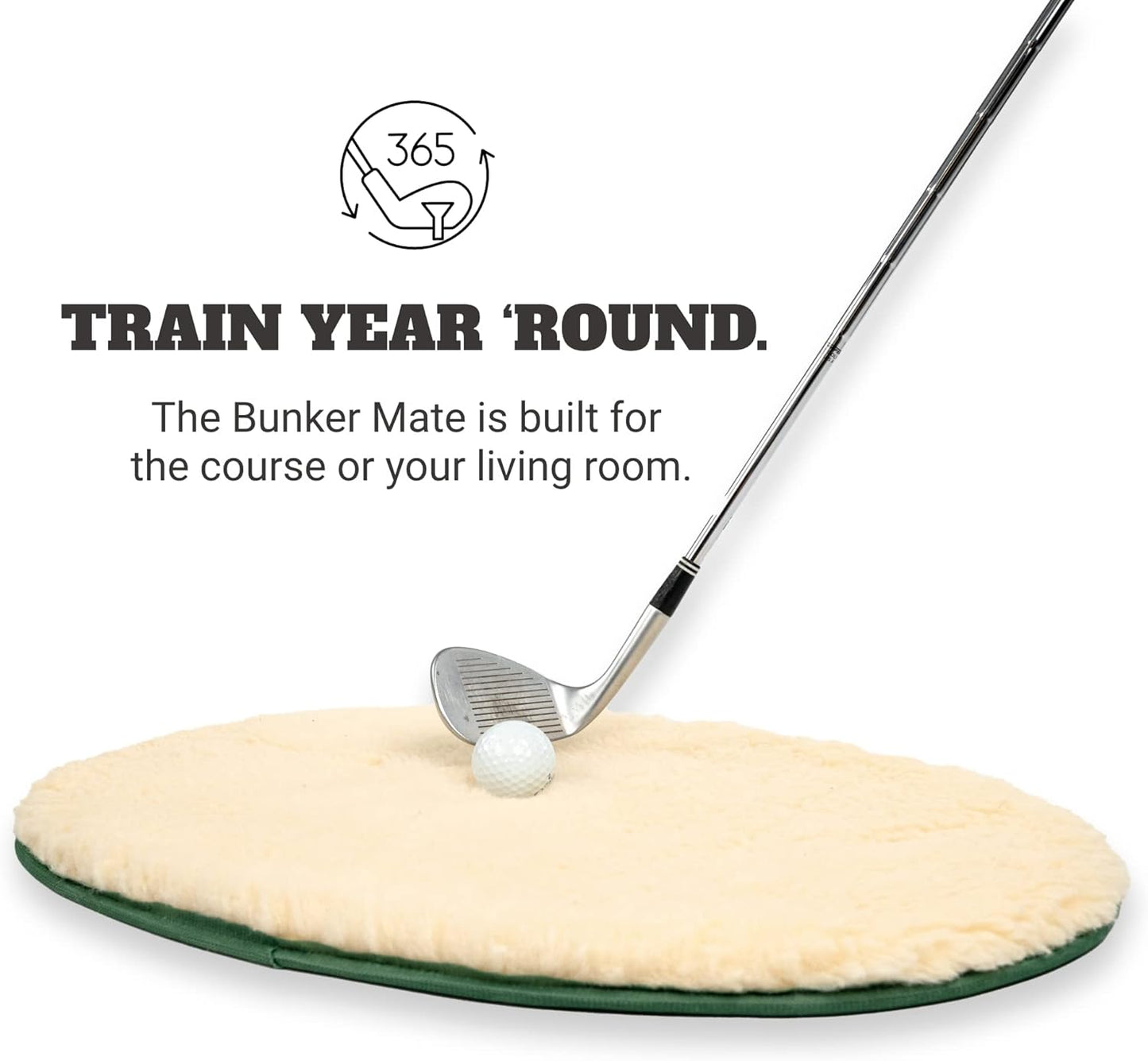 Bunker Mate - Golf Simulator Bunker Addition, Develop Better Technique and Consistency Out of Bunkers, Improve Golf Bunker Technique from Home with Our Golf Training Aid