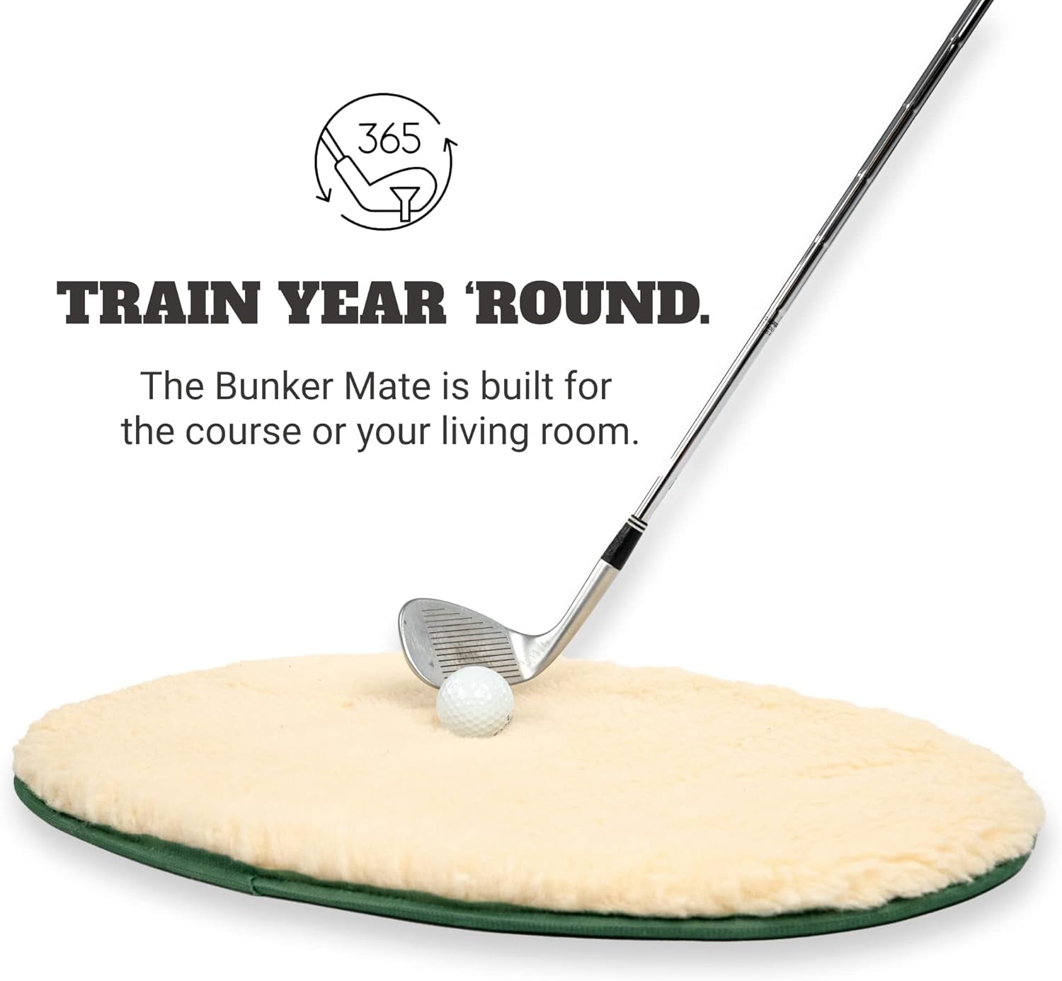 Bunker Mate - Golf Simulator Bunker Addition, Develop Better Technique and Consistency Out of Bunkers, Improve Golf Bunker Technique from Home with Our Golf Training Aid