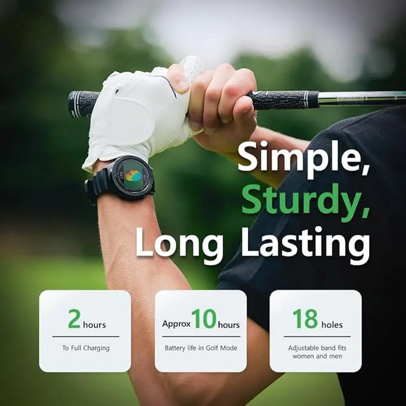 A3 Hybrid Golf GPS Watch with Slope