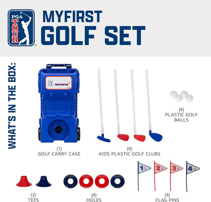 Franklin Sports PGA Tour Myfirst Kids Toy Golf Club Set