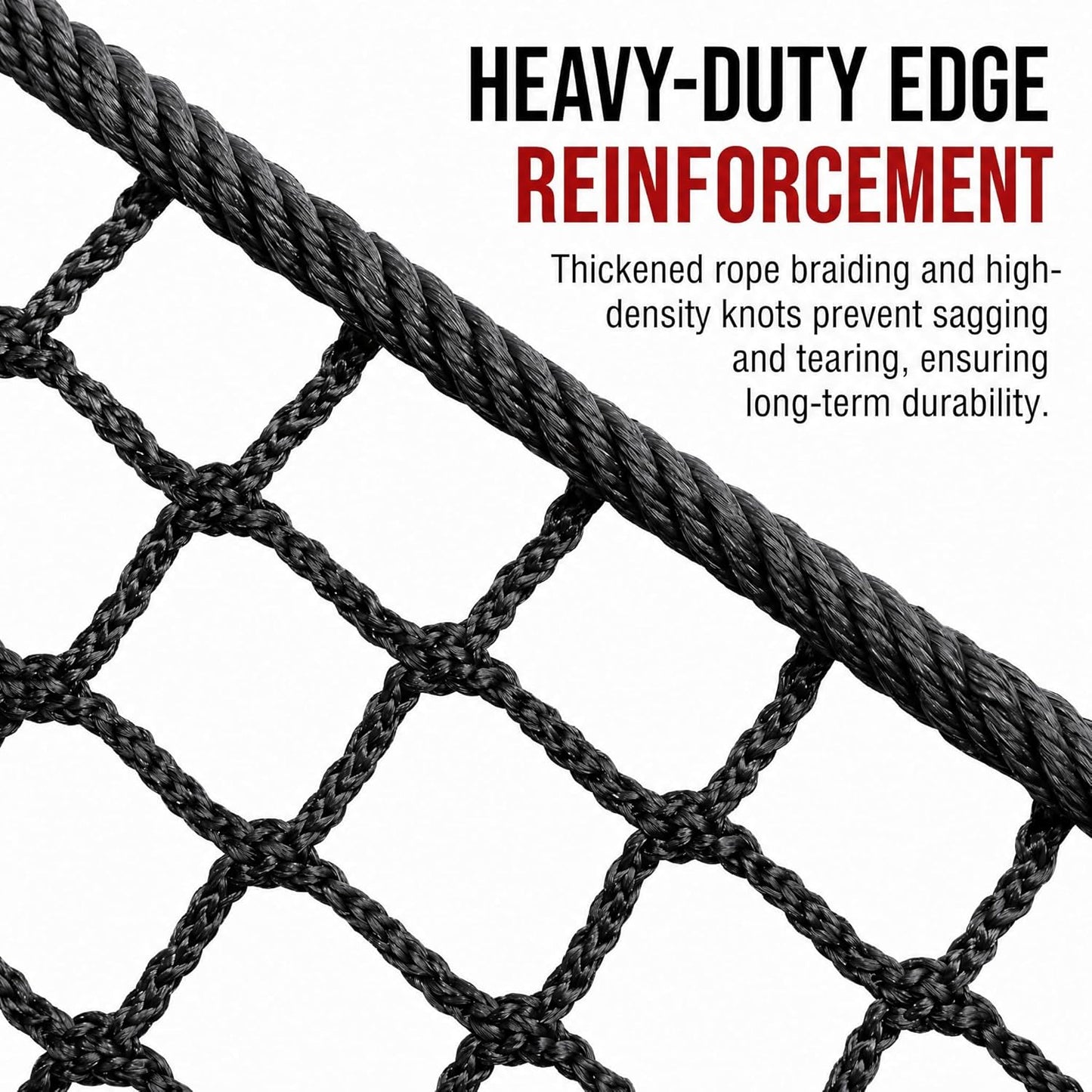 Golf Net,7Ft,10Ft,15Ft,20Ft,25Ft, 30Ft, 40Ft Golf Practice Net,Sports Practice Barrier Net, Heavy Duty Ball Netting Golf Hitting Net, DIY Ball Net,Baseball Net Hockey Net and Chipping Net