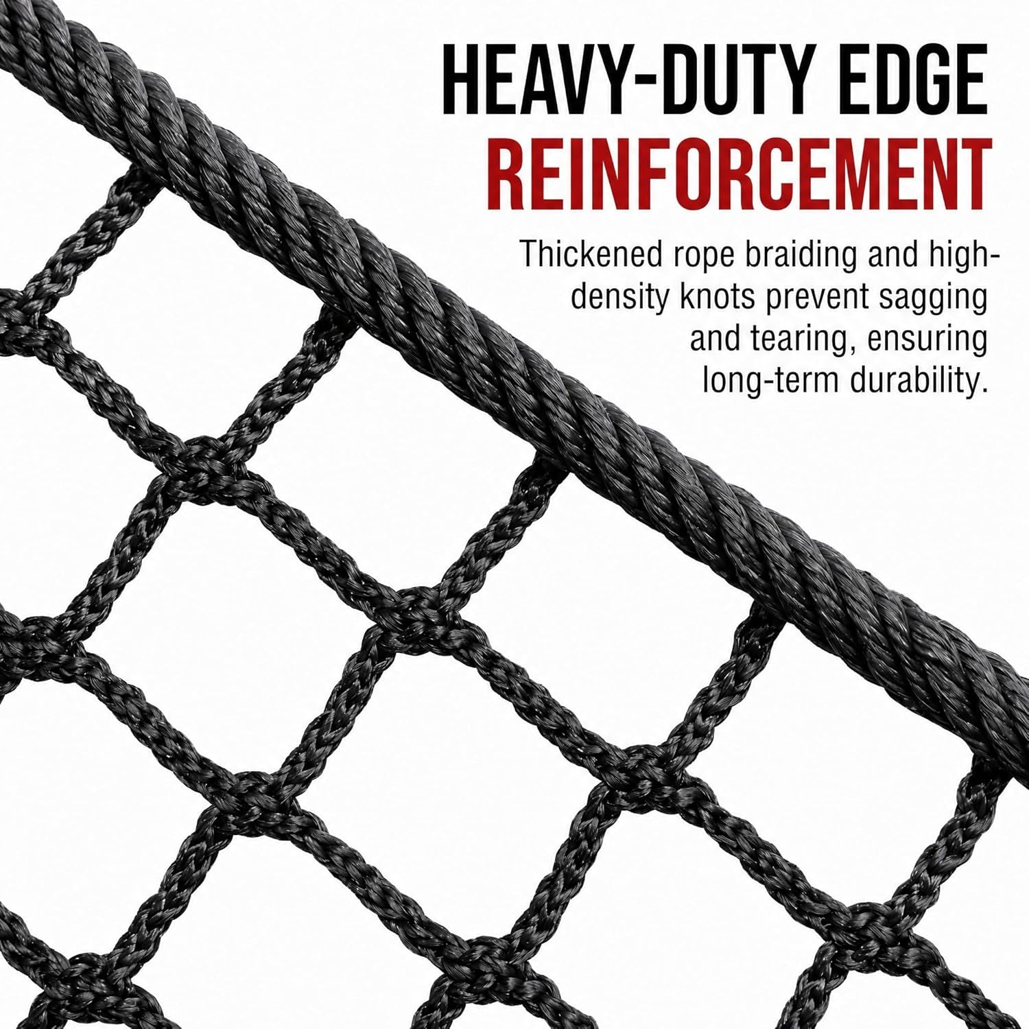 Golf Net,7Ft,10Ft,15Ft,20Ft,25Ft, 30Ft, 40Ft Golf Practice Net,Sports Practice Barrier Net, Heavy Duty Ball Netting Golf Hitting Net, DIY Ball Net,Baseball Net Hockey Net and Chipping Net