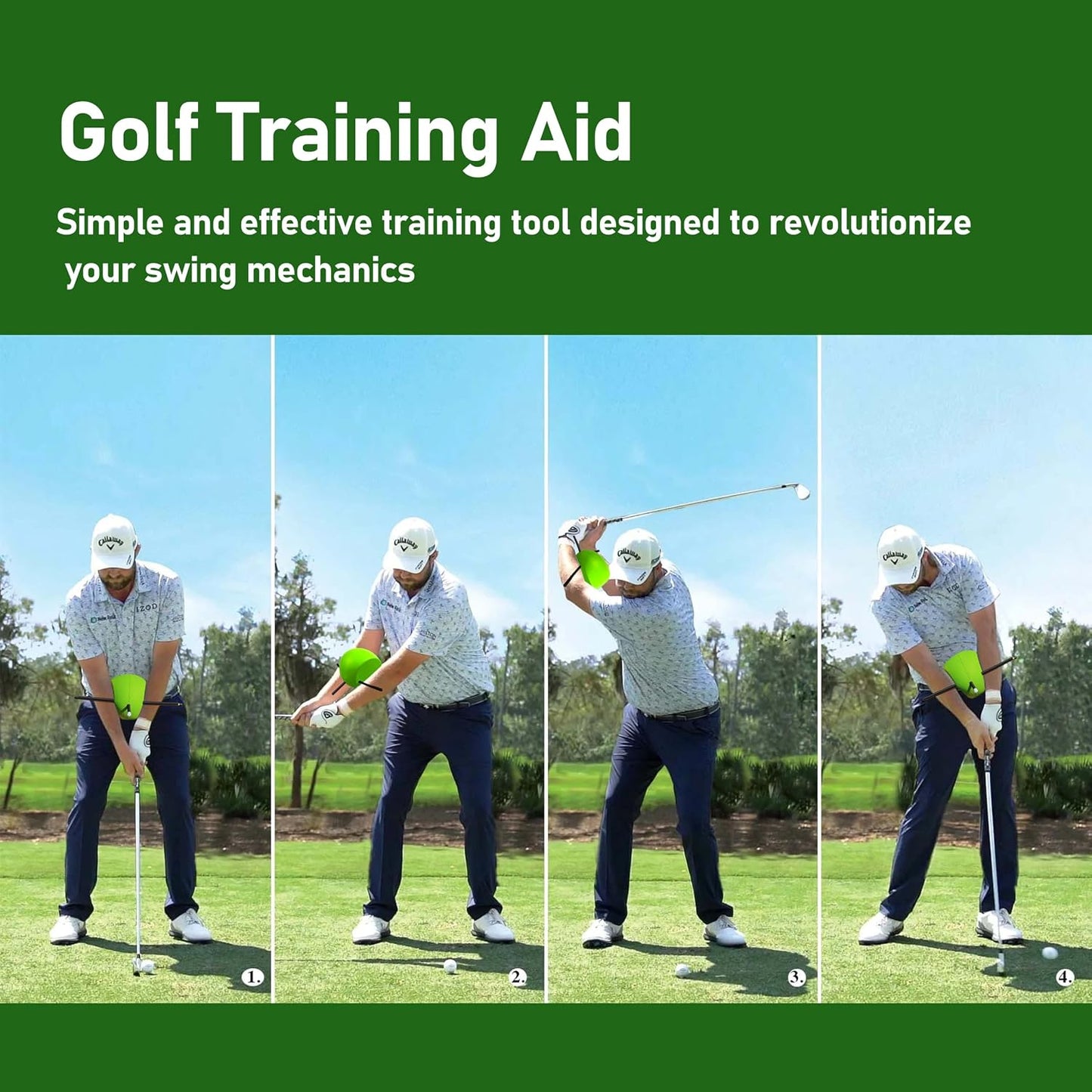 Golf Training Aids, Connector Golf Training Aids, Help Train the Correct Swing Action and Arm Structure. the Golf Swing Trainer Is Suitable for All Levels of Golfers