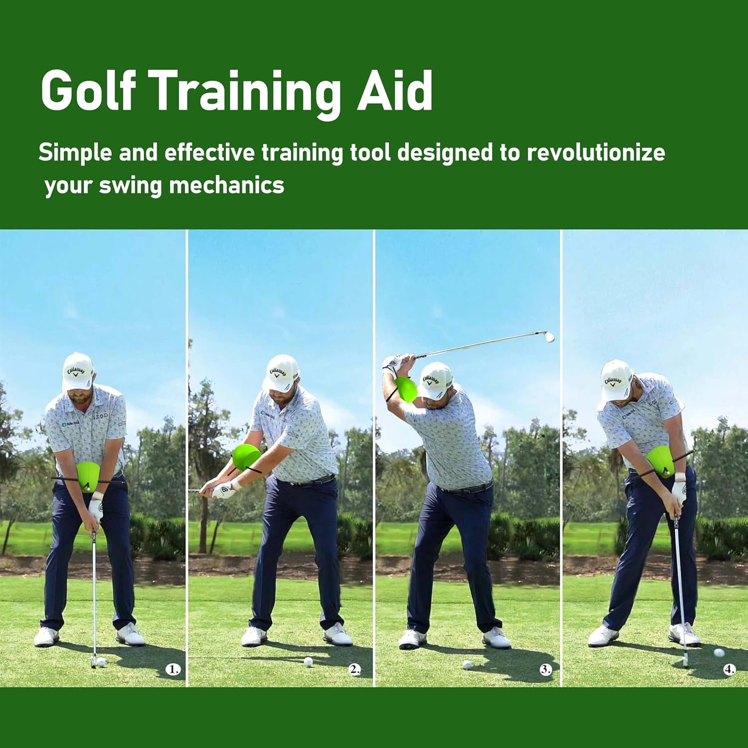 Golf Training Aids, Connector Golf Training Aids, Help Train the Correct Swing Action and Arm Structure. the Golf Swing Trainer Is Suitable for All Levels of Golfers