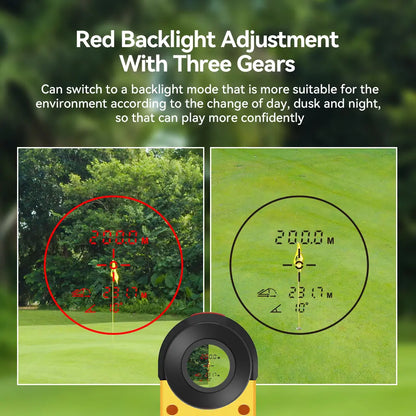Mileseey Premium Compact Golf Rangefinder - Golf Supply with Dual LCD Display for Golfers, Supplemental Golf Accessories