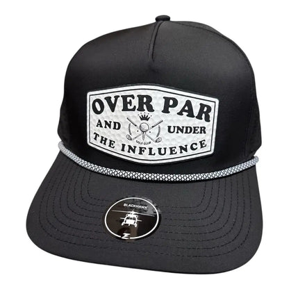 Over Par and under the Influence Performance Golf Hat - Funny Golf Cap, Adjustable & Stylish Premium Golf Hats