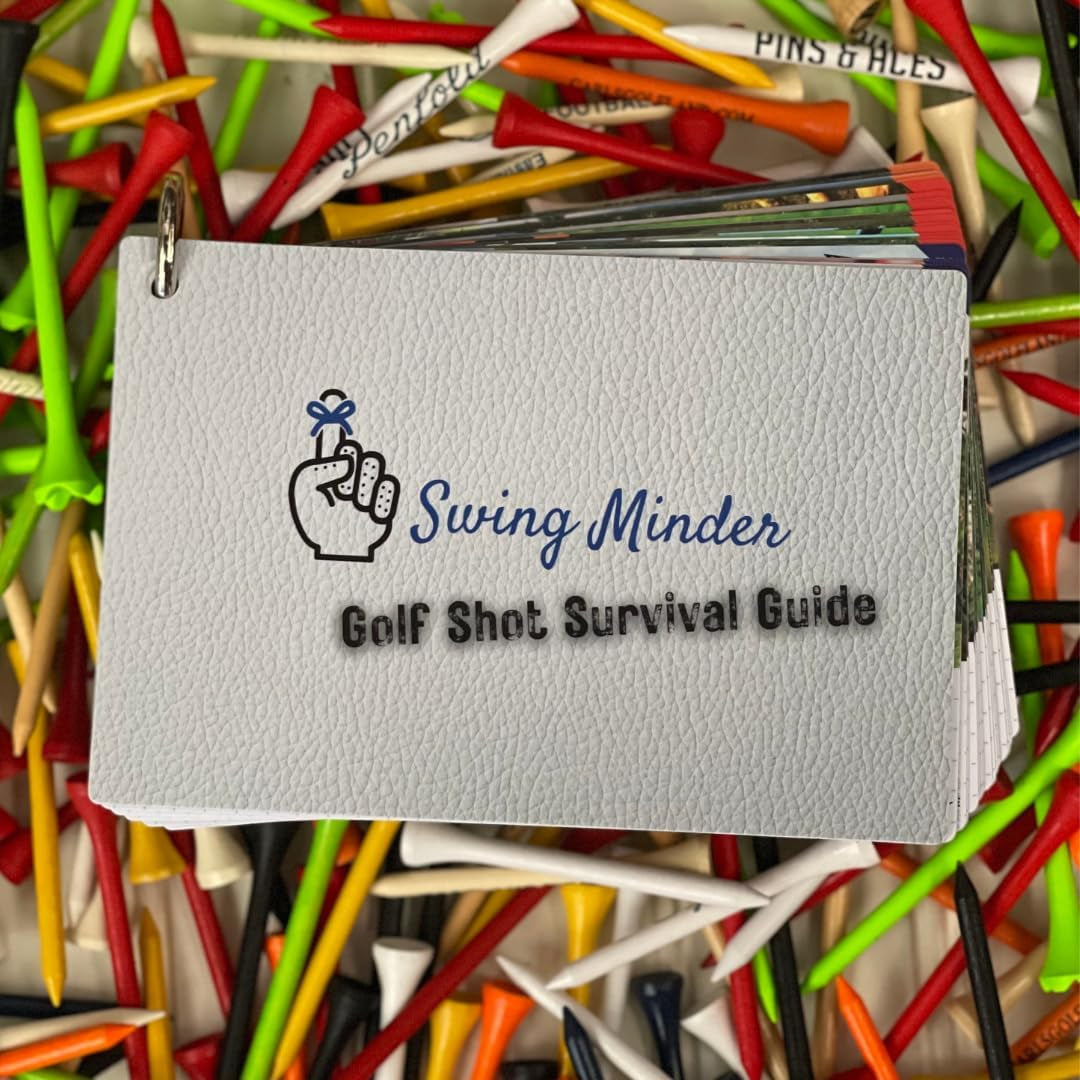 Golf Reference Cards - How to Hit 33 of Golf'S Hardest Shots | Know the Right Shot before You Swing - Step-By-Step Guidance with Visuals - Waterproof Cards That Clip Right to Your Bag