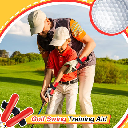 2 Pcs Golf Swing Training Golf Wrist Trainer Golf Aid Trainer Chipping Wristband Wrist Golf Training Equipment Golf Gadgets Alignment Practice Tool for Club Golf Beginners Better Impact Position