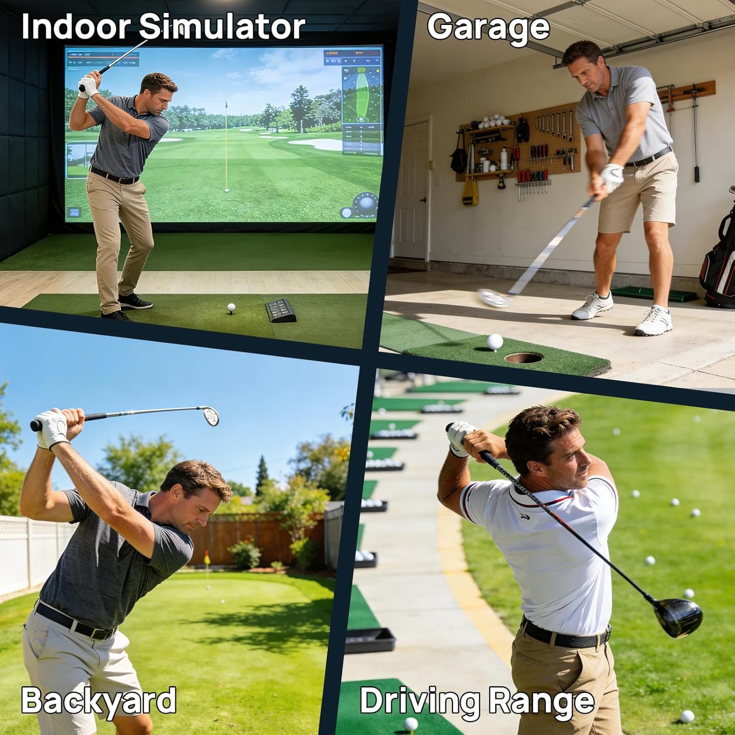 Golf Impact Stickers, High-Resolution Impact Tape for Irons, Woods & Fairway Clubs, Swing Training Aid for Home Practice, Nets & Golf Simulators, Essential Golf Accessories for Men & Women