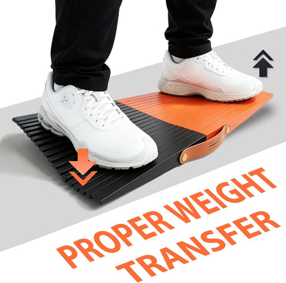 Golf Pressure Plate, Golf Balance Board Training Aid with Real-Time Feedback, Left/Right & Fore/Aft Golf Weight Shift Board - Boosts Speed & Distance, Golf Swing Trainer for Gravity Dual-Axis Analysis