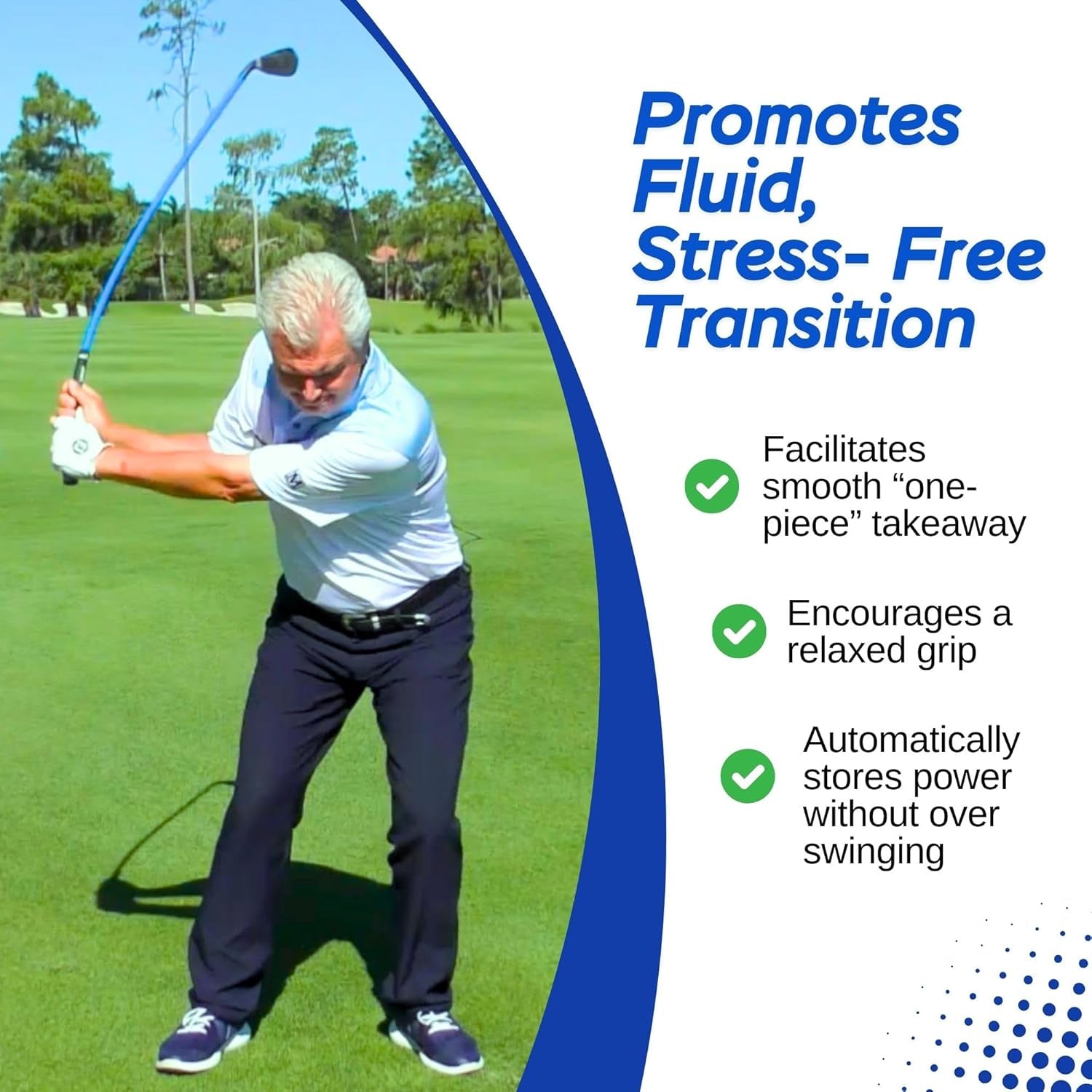 XL 7 Iron Swing Trainer for Taller Men – Longer, Flexible Shaft Designed for Height & Strength | Groove Tempo, Lag & Timing | Build a Whippy, Powerful Swing for Better Distance & Accuracy