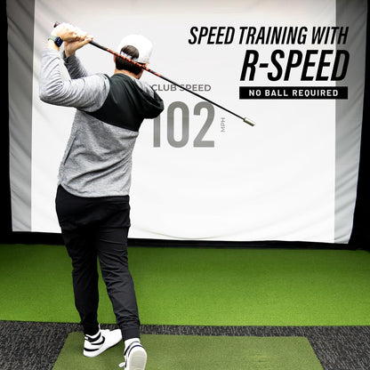 Rapsodo - Mobile Launch Monitor for Golf, Indoor & Outdoor Simulator, Golf Swing Analyzer & Tracker, Measures Ball Speed, Club Speed & Launch Angle, GPS Satellite View, Iphone & Ipad Only