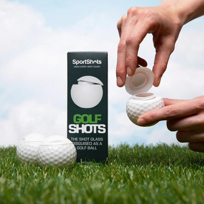Golf Ball, Gifts for Golfers Men, Fun Novelty Drinking Cups for Golf Parties,Easy to Clean (White)