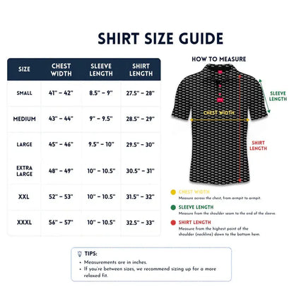 Black Titties Golf Polo for Men - Funny Golf Shirt - Novelty Golf Polo - Mens Golf Gift