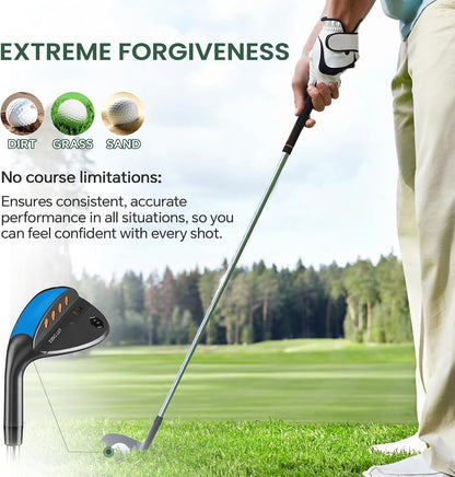 Golf Wedges, CNC Milled Face for More Spin and Control, 52/56/60/70 Degree Golf Sand Wedge, Gap Wedge, Lob Wedge Golf Clubs, Wedges Golf Clubs for Men Women Right Hand