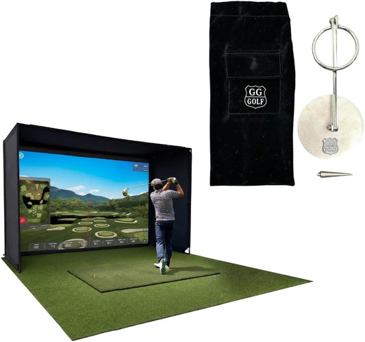 Golf Training Bundle – Golf Simulator Frame + 3G Mini Ring Swing Stabilizer