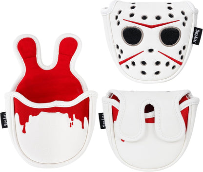 Putter Covers Hockey Goalie Mask, Mallet Putter Cover Blade Putter Cover Strong Magnetic Putter Headcover