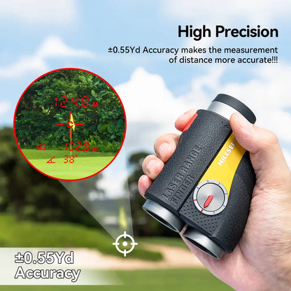Mileseey Premium Compact Golf Rangefinder - Golf Supply with Dual LCD Display for Golfers, Supplemental Golf Accessories
