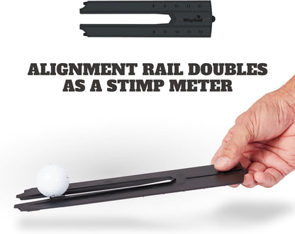 Golf Training Aid Bundle – Includes the Putting Thing for Stroke Accuracy & Alignment Mirror with 2 Rods for Improved Swing Setup, Posture, and Consistent Alignment for Better Golf Performance