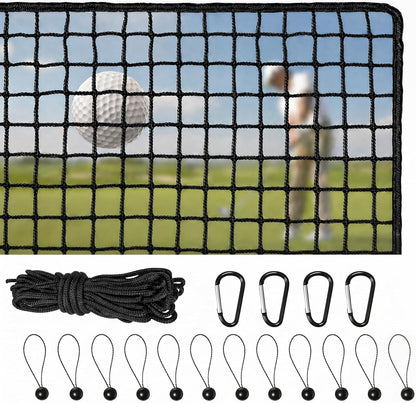 Golf Net,7Ft,10Ft,15Ft,20Ft,25Ft, 30Ft, 40Ft Golf Practice Net,Sports Practice Barrier Net, Heavy Duty Ball Netting Golf Hitting Net, DIY Ball Net,Baseball Net Hockey Net and Chipping Net