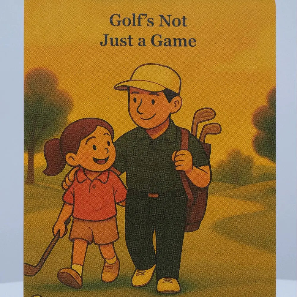 Golf'S Not Just a Game Children'S Board Book for Dads & Daughters Heartfelt Introduction to Golf with Simple Text & Engaging Layout