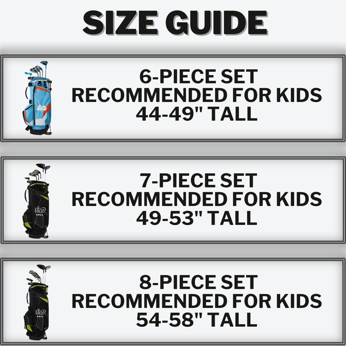 Vice Junior Golf Club Set