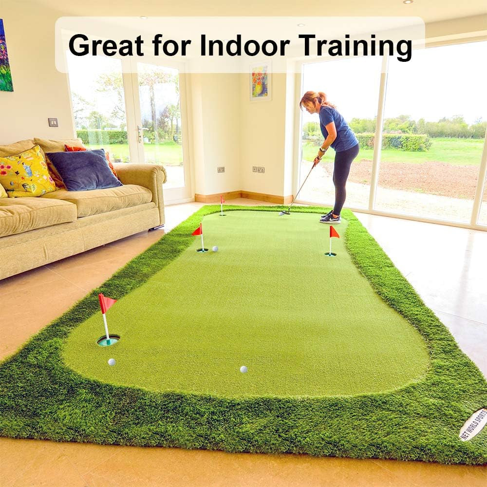 Practice Golf Balls for Backyard, Plastic Golf Training Balls 5 Inch Indoor Golf Balls for Driving Range, Swing Training, Indoor Golf Simulators, Outdoor and Home Use