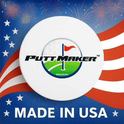 Putting Discs 4-Pack, Stocking Stuffer for Golfers, Golf Training Disk Accessories, Practice Aid for Green or Indoor, Flat Cup Ghost Hole Works Great as Golf Simulator Hole: Made in USA