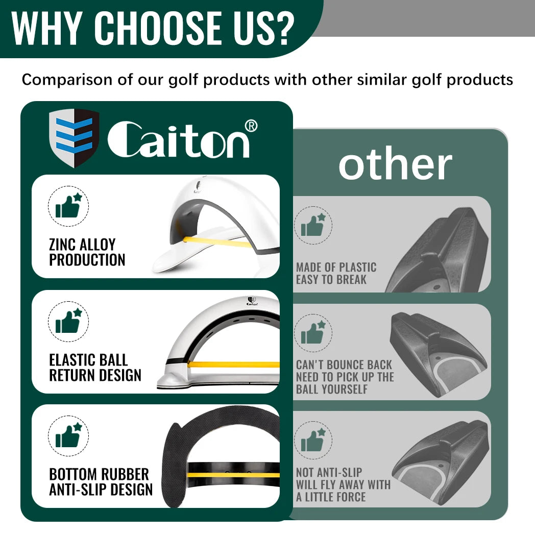 Golf Automatic Putting Machine, Auto Return Golf Cup, Indoor/Outdoor Putting Practice Aid, Golf Training for Office Use