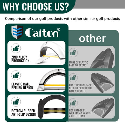 Golf Automatic Putting Machine, Auto Return Golf Cup, Indoor/Outdoor Putting Practice Aid, Golf Training for Office Use