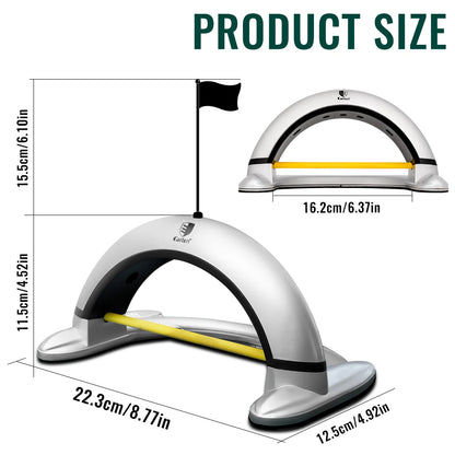 Golf Automatic Putting Machine, Auto Return Golf Cup, Indoor/Outdoor Putting Practice Aid, Golf Training for Office Use