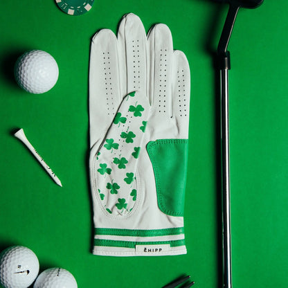 "Feelin Lucky" Golf Glove | Premium Cabretta Leather | Men'S & Women'S Golf Accessory | Breathable, Durable, Comfortable