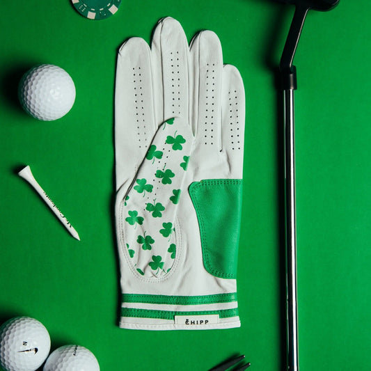 "Feelin Lucky" Golf Glove | Premium Cabretta Leather | Men'S & Women'S Golf Accessory | Breathable, Durable, Comfortable