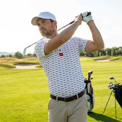 Titties Golf Polo - Funny Golf Shirts for Men - Funny Golf Polos for Men - Mens Funny Golf Shirts - Golf Shirt Funny