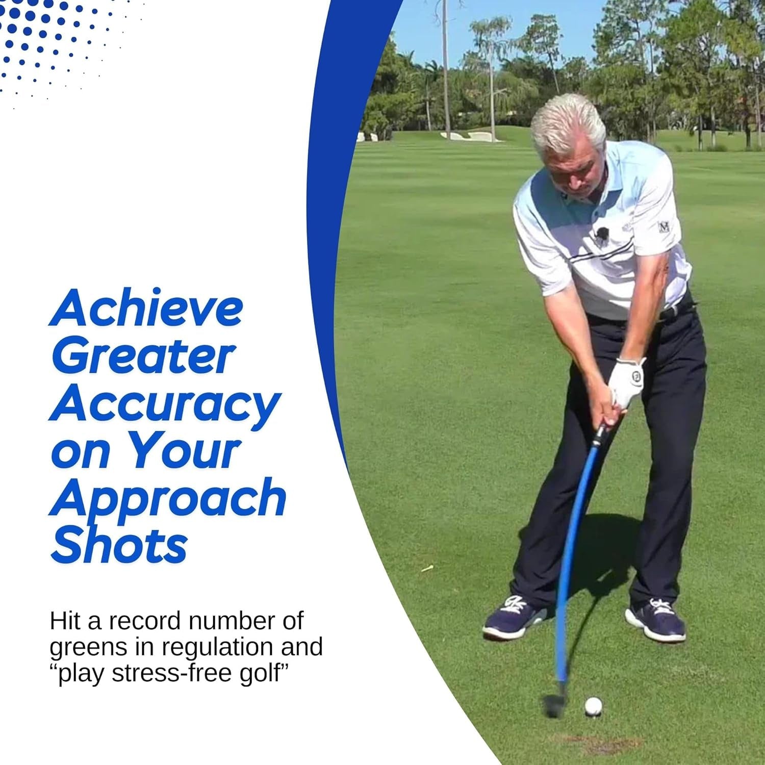 XL 7 Iron Swing Trainer for Taller Men – Longer, Flexible Shaft Designed for Height & Strength | Groove Tempo, Lag & Timing | Build a Whippy, Powerful Swing for Better Distance & Accuracy