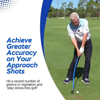XL 7 Iron Swing Trainer for Taller Men – Longer, Flexible Shaft Designed for Height & Strength | Groove Tempo, Lag & Timing | Build a Whippy, Powerful Swing for Better Distance & Accuracy