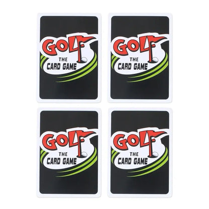 Golf the Card Game Family Fun Strategy Ages 7+ Multigenerational Play 2-6 Players No Golf Knowledge Required Mulligan Wild Fore! Cards Easy Learn Travel Gift Party Entertainment Competition Fast Play Commander Deck