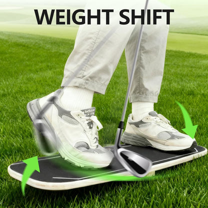 Golf Pressure Plate, Golf Weight Shift Board, Teaching Tool for Club Practice & Drills, Golf Swing Trainer, Improve Balance & Accuracy, Golf Training Aid for Increased Power & Swing Rhythm